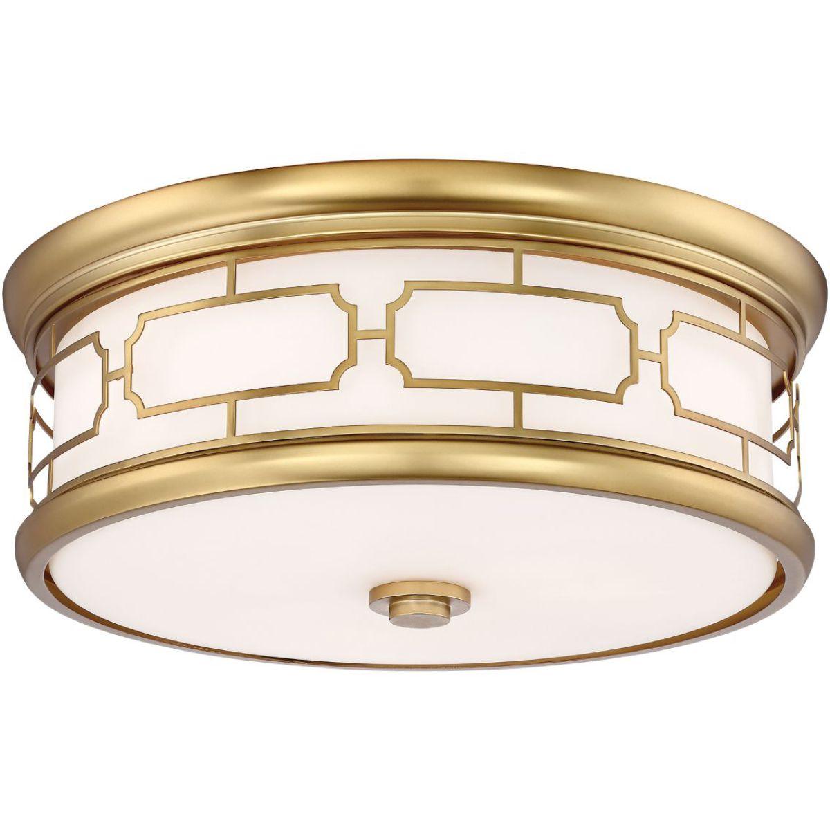 16 in. LED Flush Mount Light 120V Gold finish - Bees Lighting