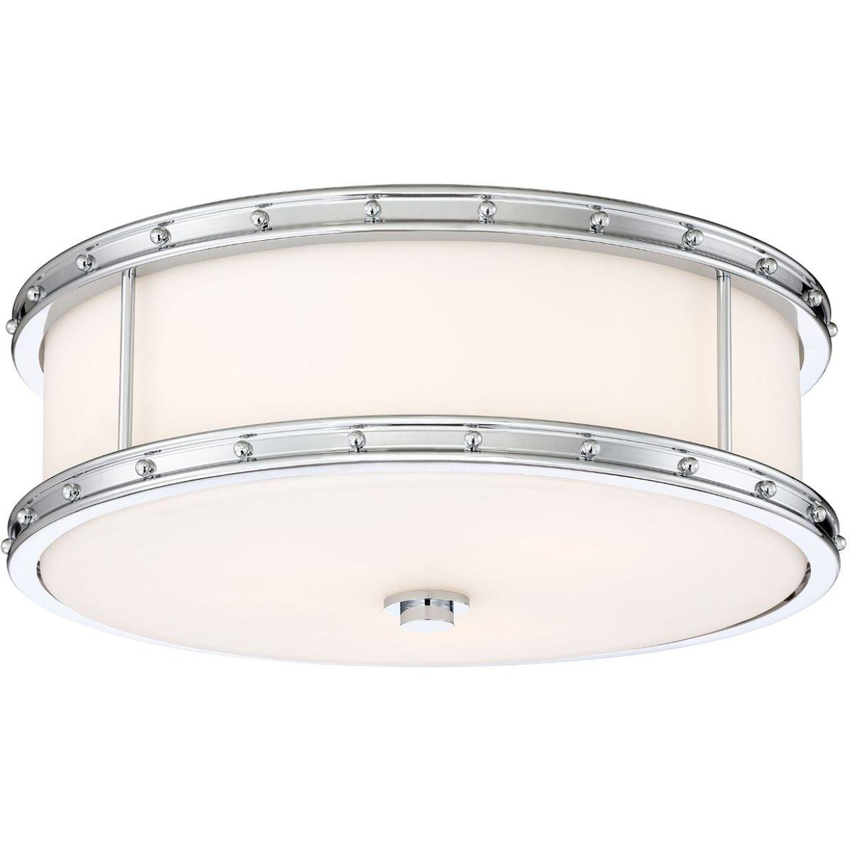 16 in. LED Flush Mount Light Chrome finish - Bees Lighting