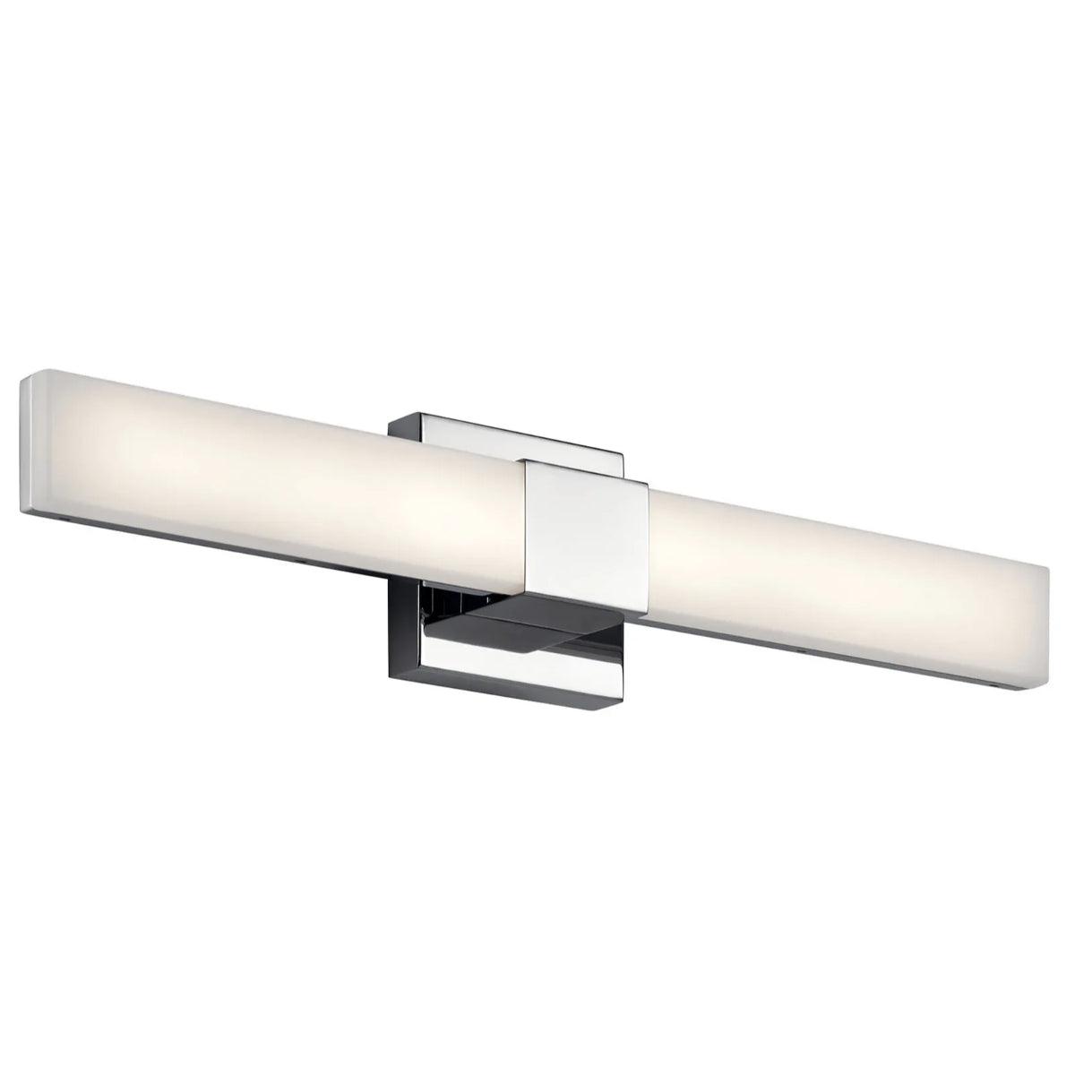 Neltev 24 In 1-Light LED Bathroom Vanity Light, Chrome Finish - Bees Lighting