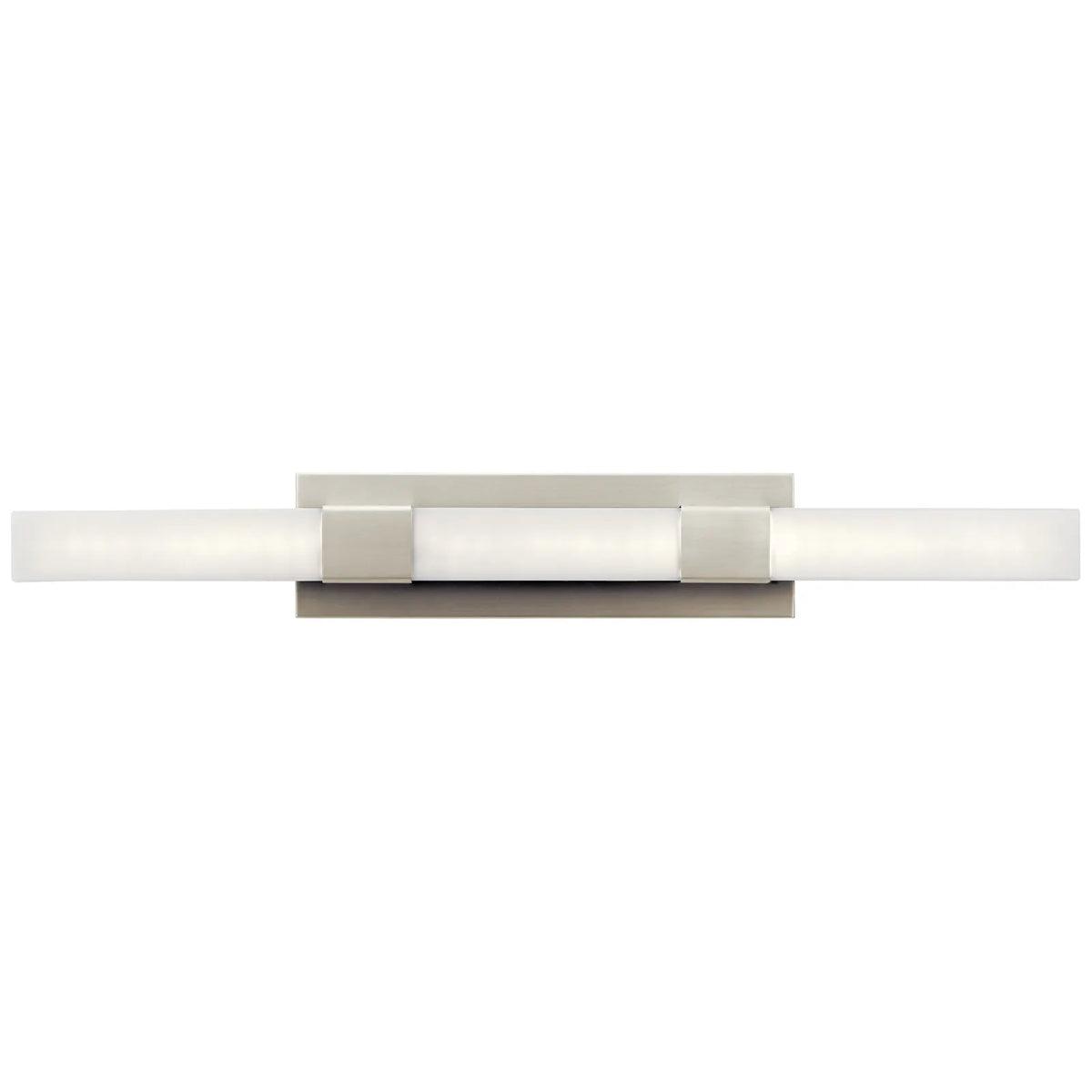 Neltev 36 In 1-Light LED Bathroom Vanity Light, Satin Nickel Finish - Bees Lighting