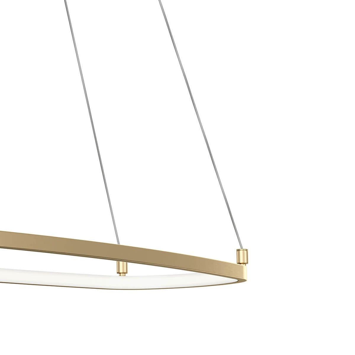 Koloa 41 in. LED Chandelier Gold finish - Bees Lighting