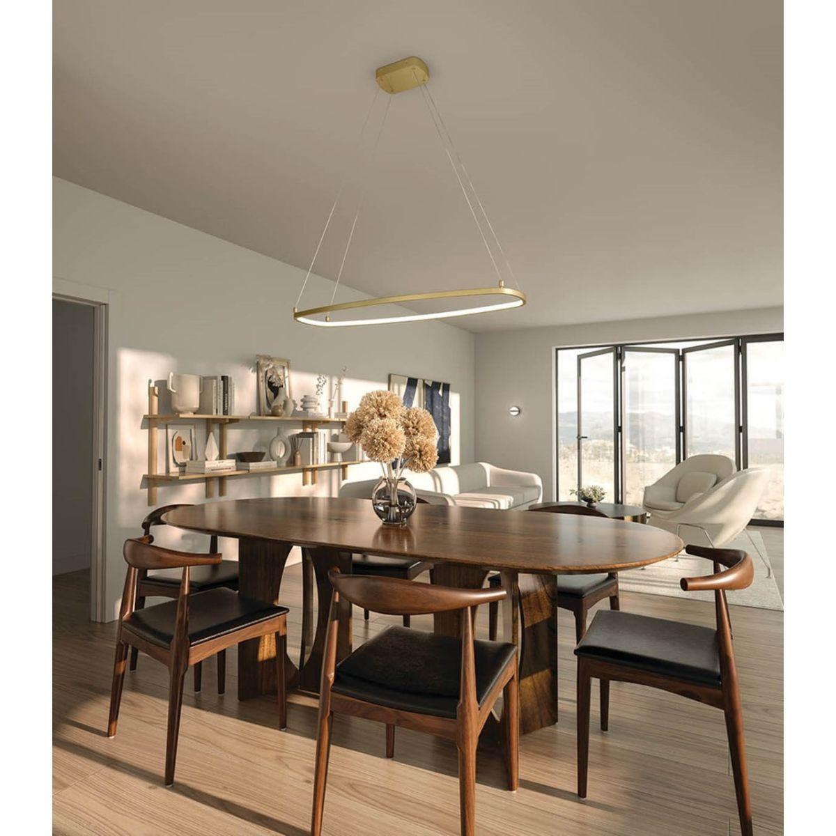 Koloa 41 in. LED Chandelier Gold finish - Bees Lighting