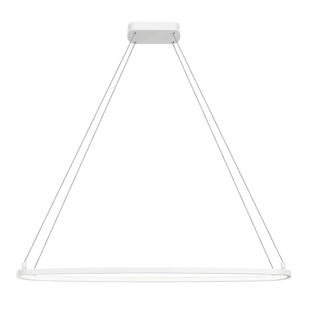 Koloa 41 in. LED Chandelier White finish