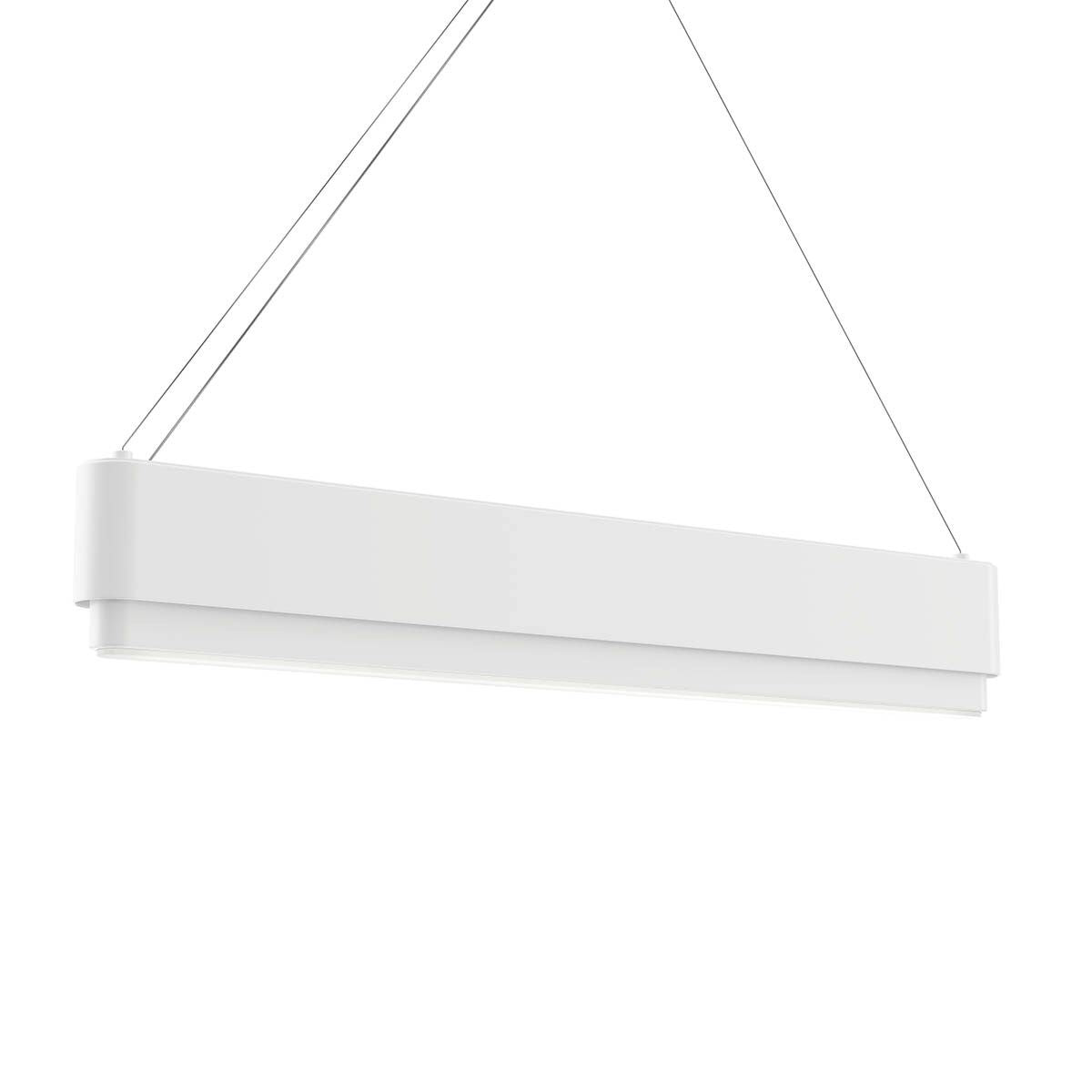 Walman 35 in. LED Chandelier White finish