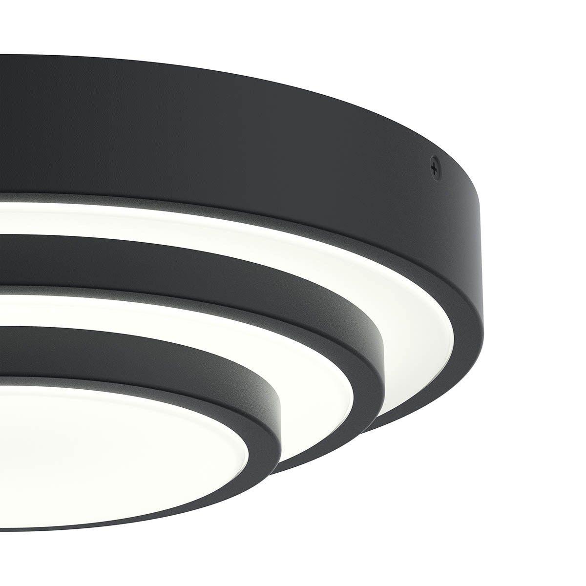 Dombard 14 in. LED Flush Mount Light Matte Black Finish - Bees Lighting