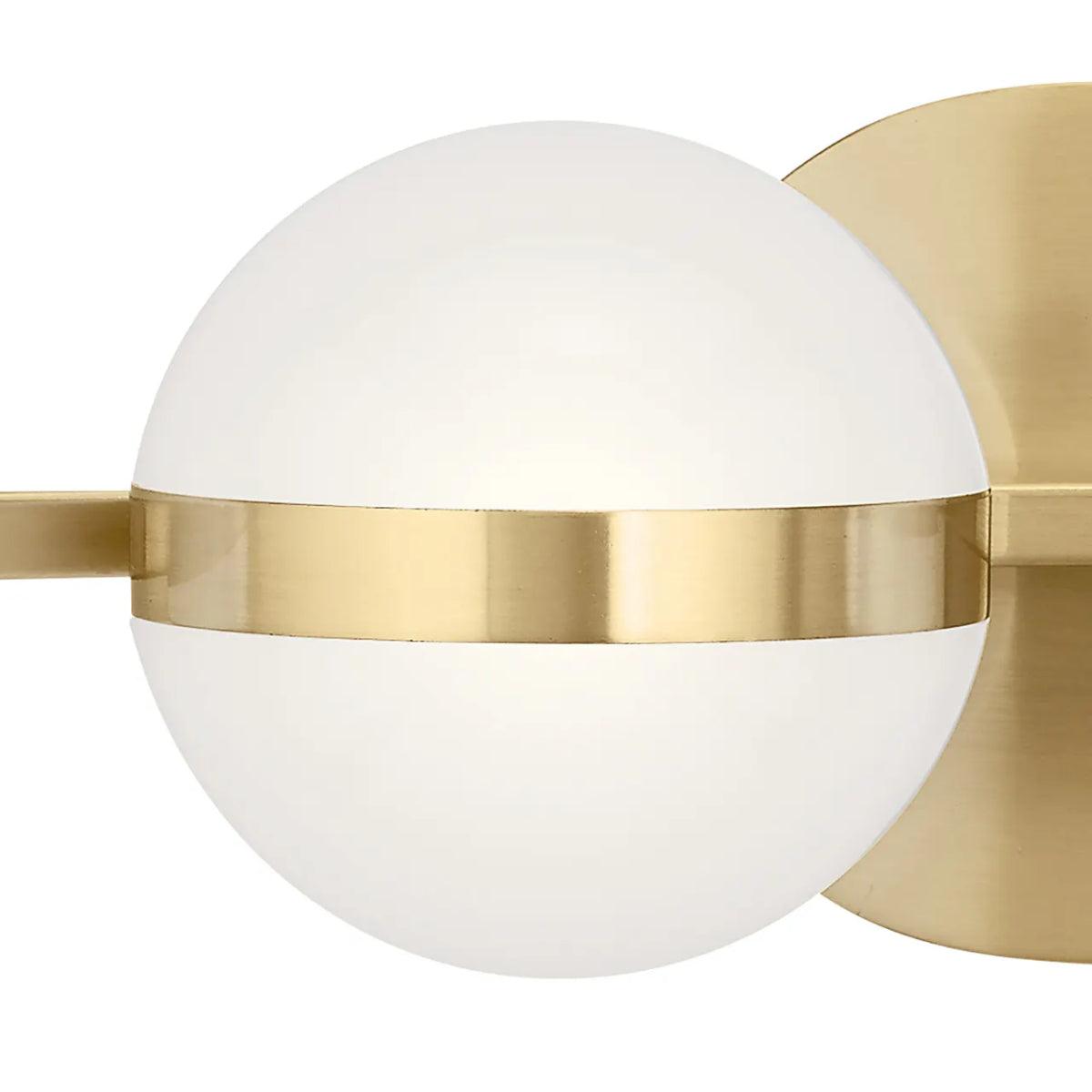 Breffin 30 In 4-Lights LED Bathroom Vanity Light, Gold Finish - Bees Lighting