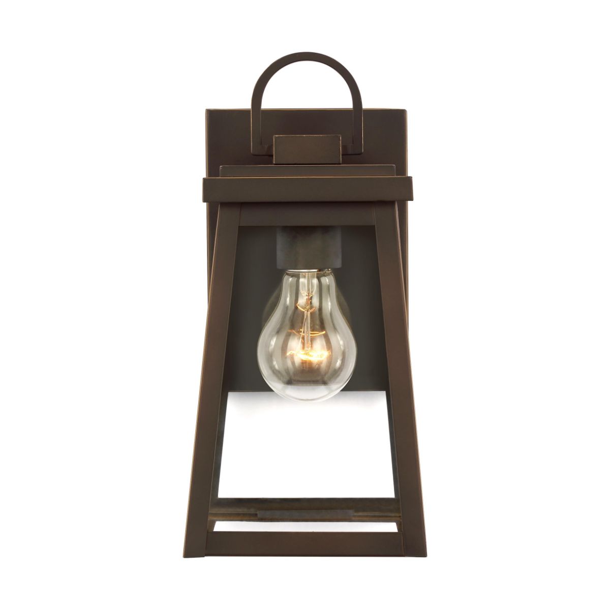 Founders 12 In. Outdoor Wall Light Antique Bronze Finish - Bees Lighting