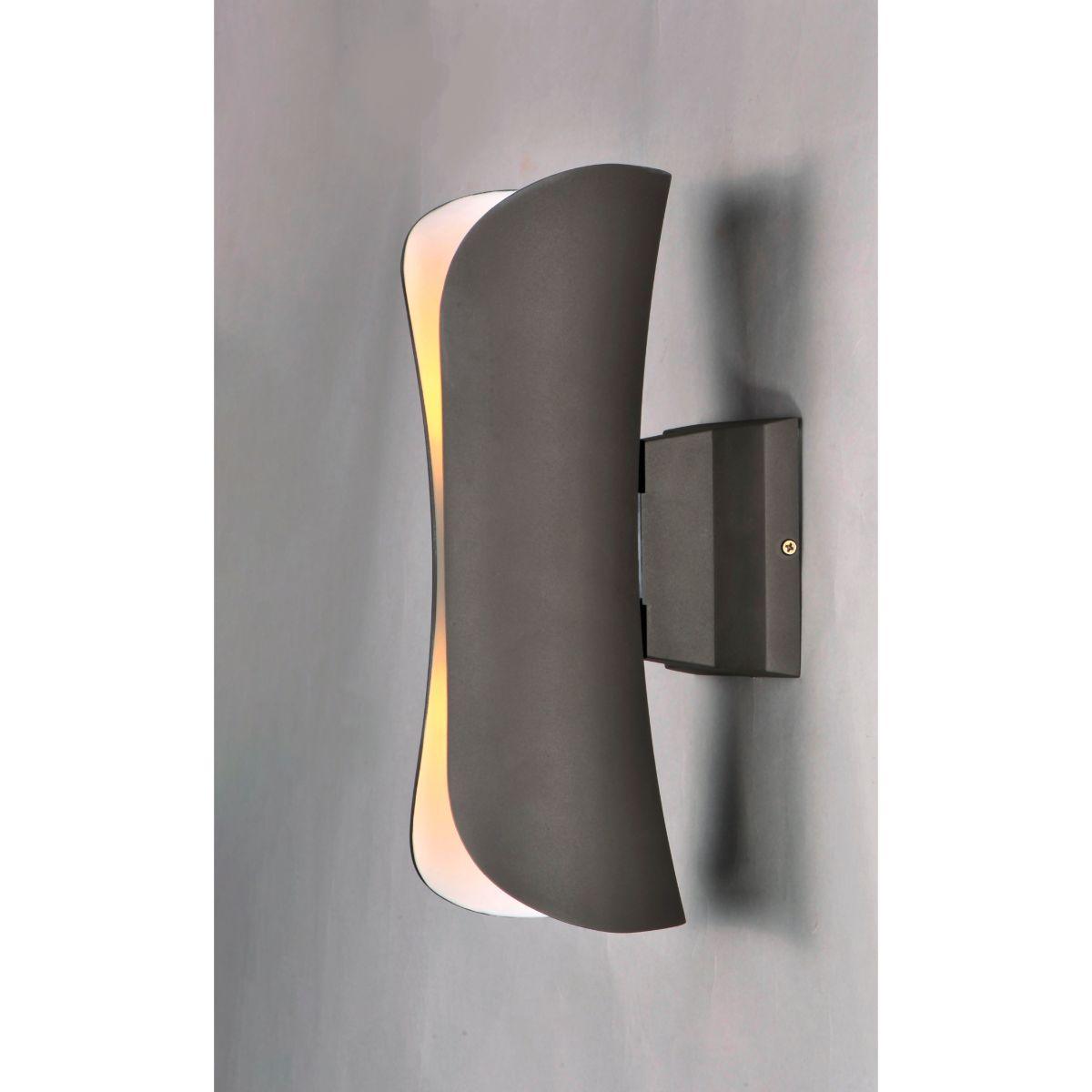 Scroll 18 in. Outdoor Wall Sconce 840 Lumens Oil Rubbed Bronze - Bees Lighting