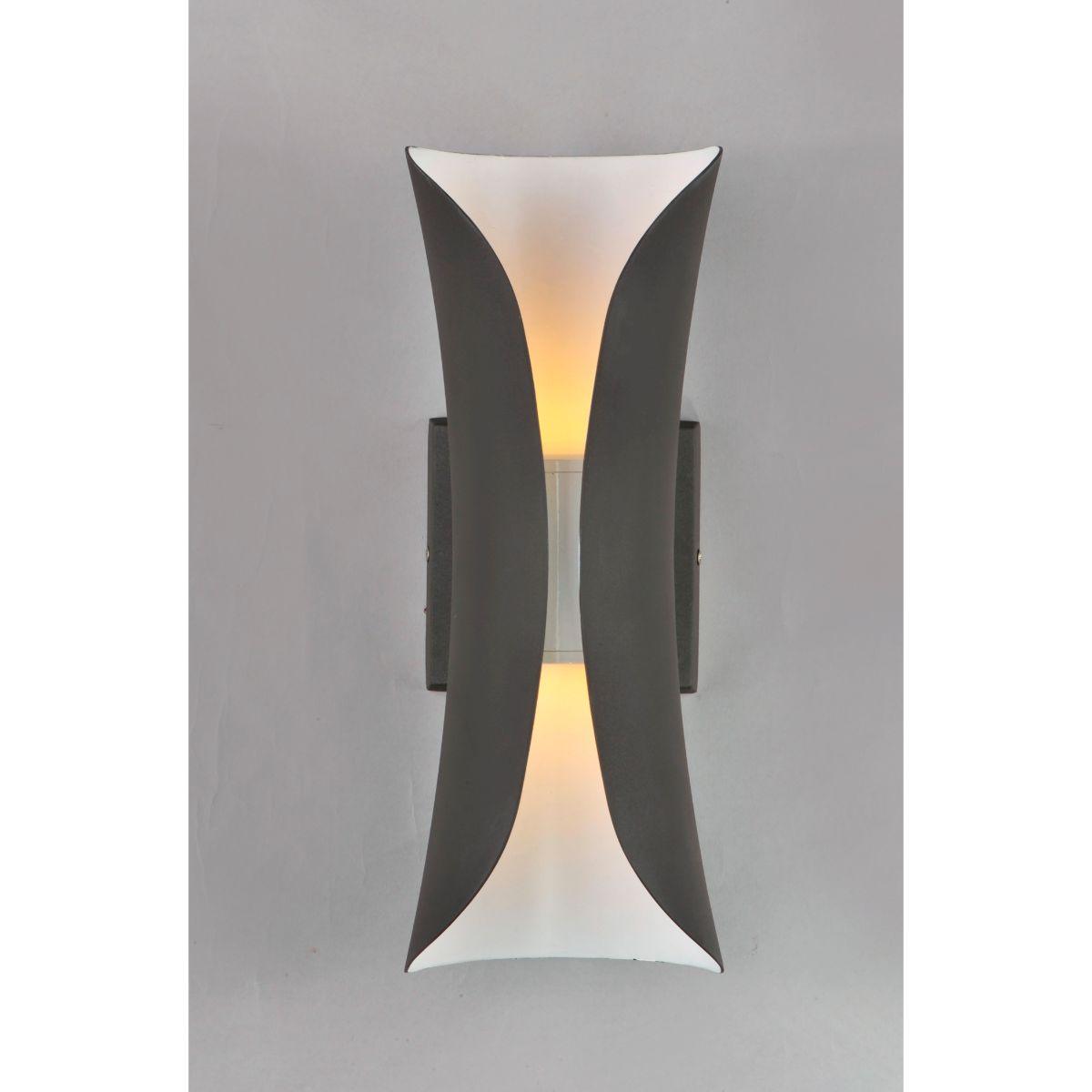 Scroll 18 in. Outdoor Wall Sconce 840 Lumens Oil Rubbed Bronze - Bees Lighting