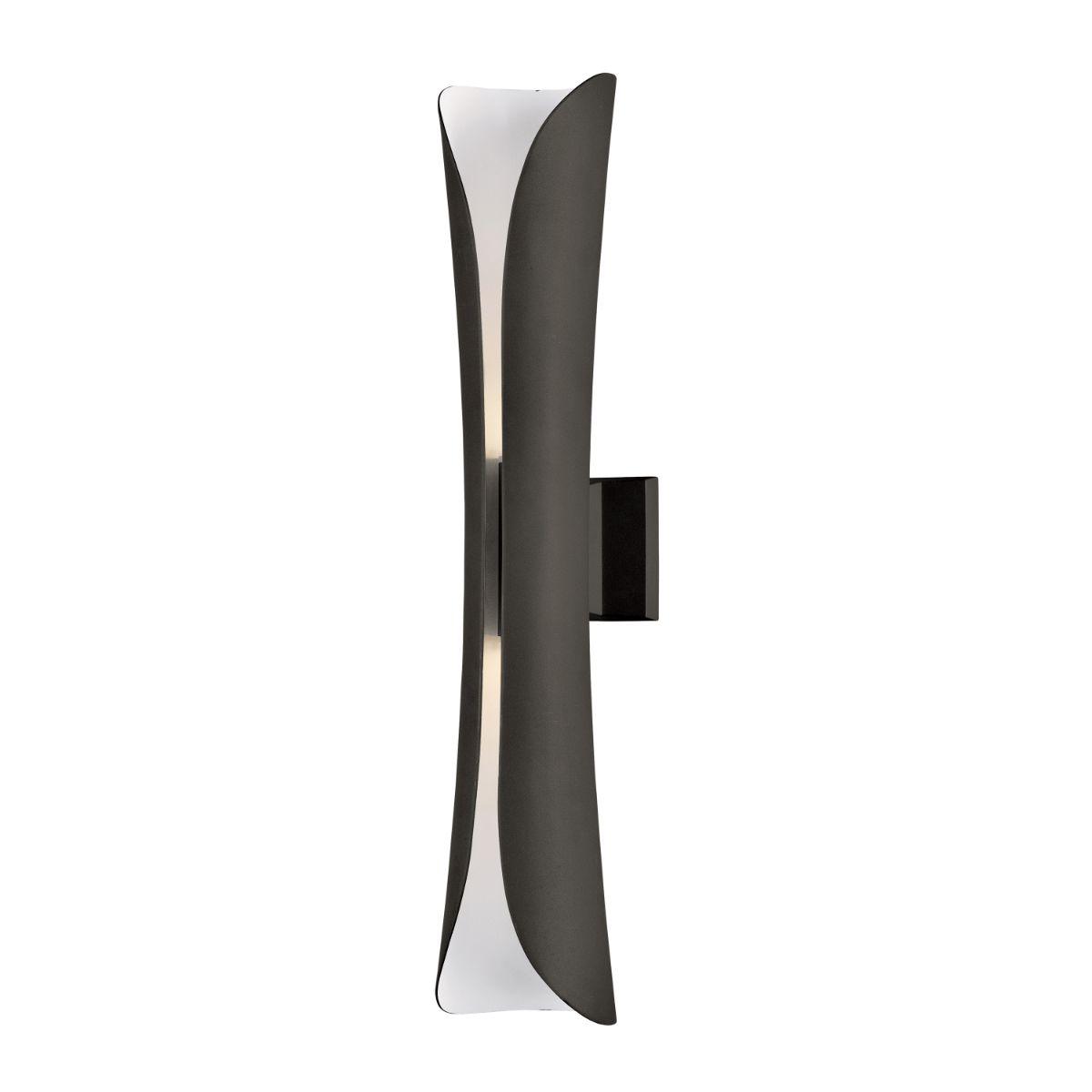 Scroll 30 In. LED Outdoor Wall Sconce 1540 Lumens Satin Nickel - Bees Lighting