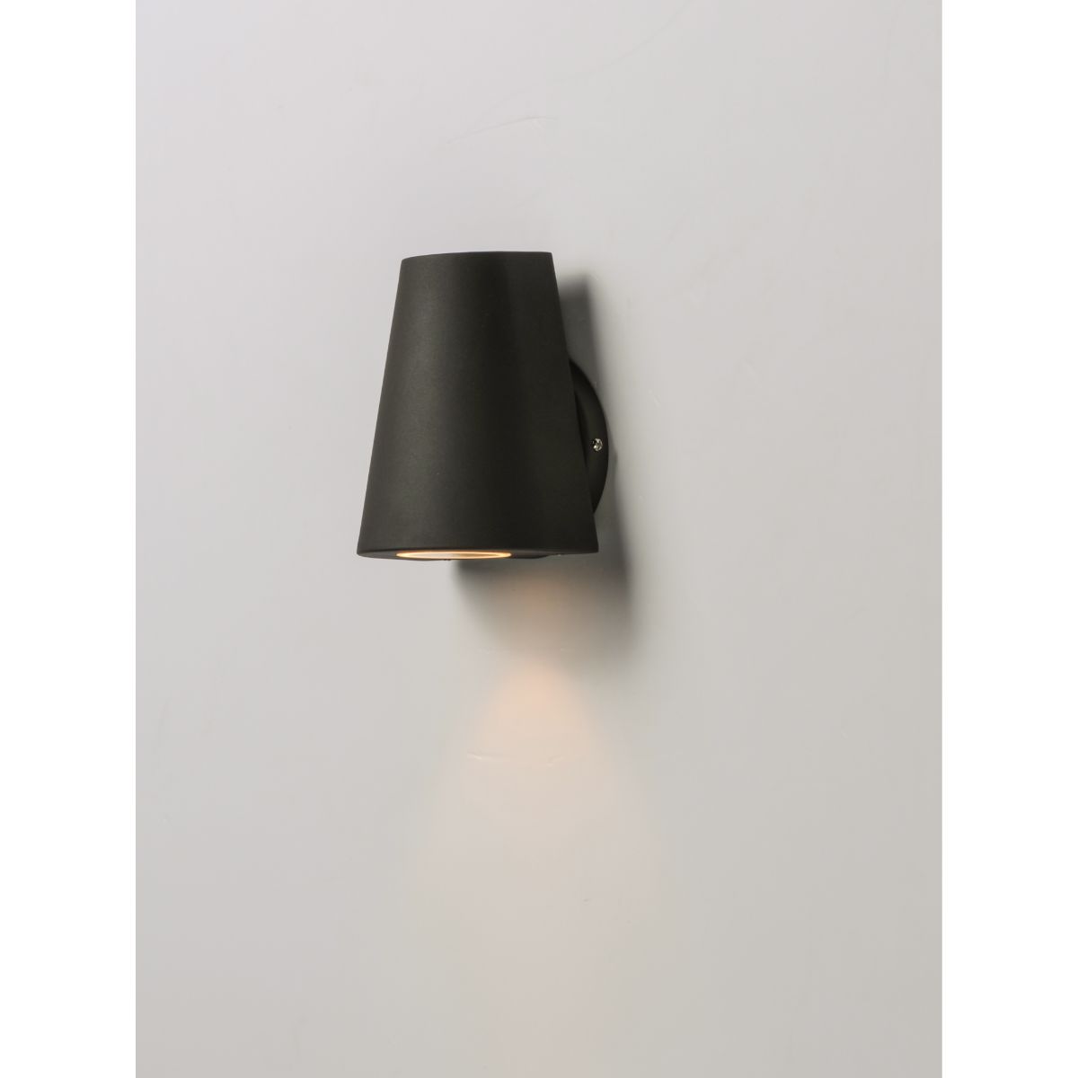 Mini 6 In. Outdoor Wall Sconce 450 Lumens Black Finish - Bees Lighting