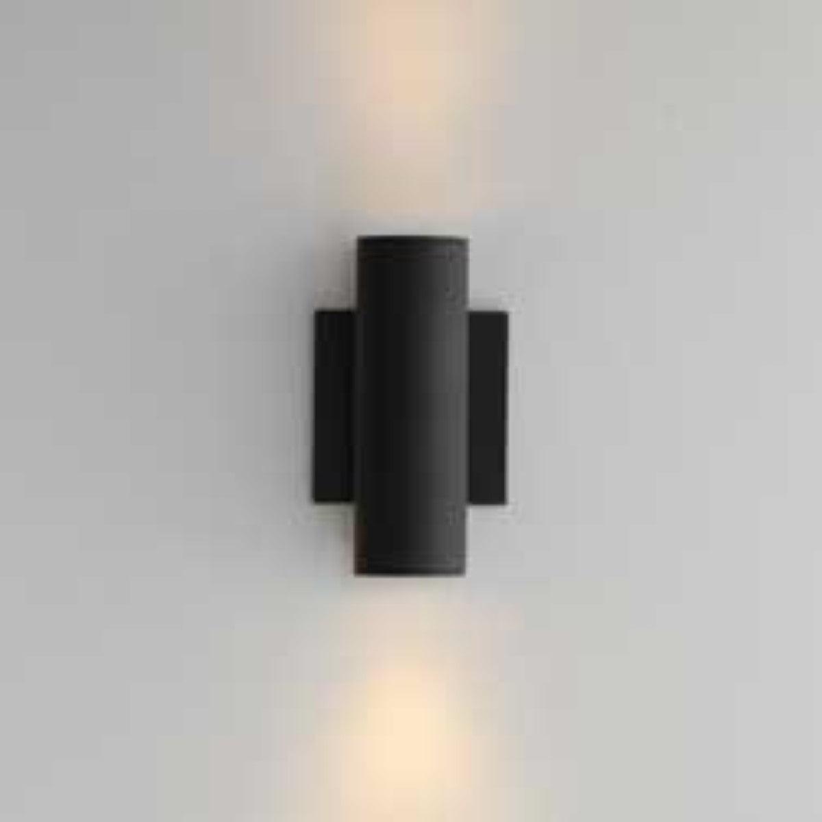 Calibro 8 in. LED Outdoor Wall Light 120-277V, 3000K Black - Bees Lighting