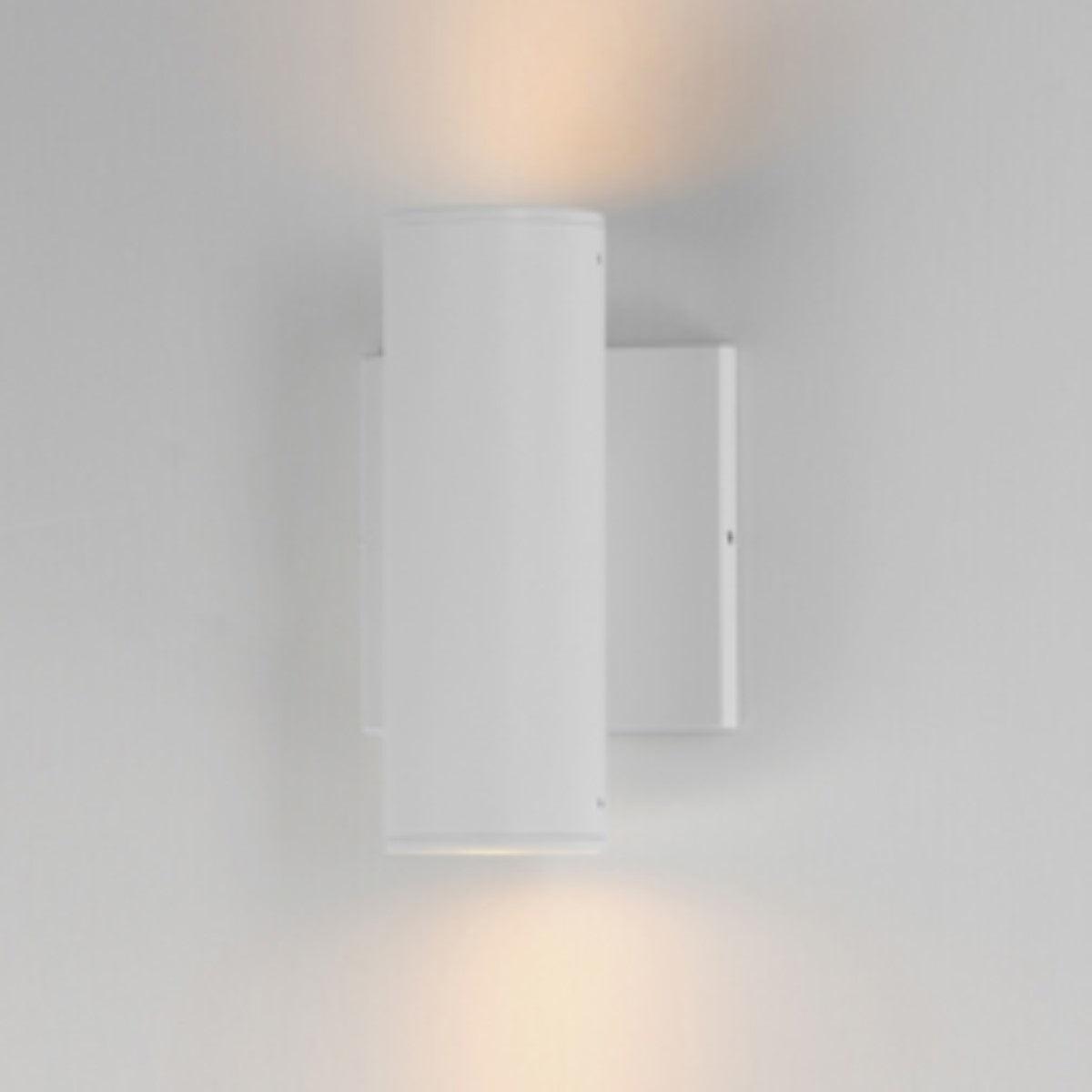 Calibro 8 in. LED Outdoor Wall Light 120-277V, 3000K White - Bees Lighting