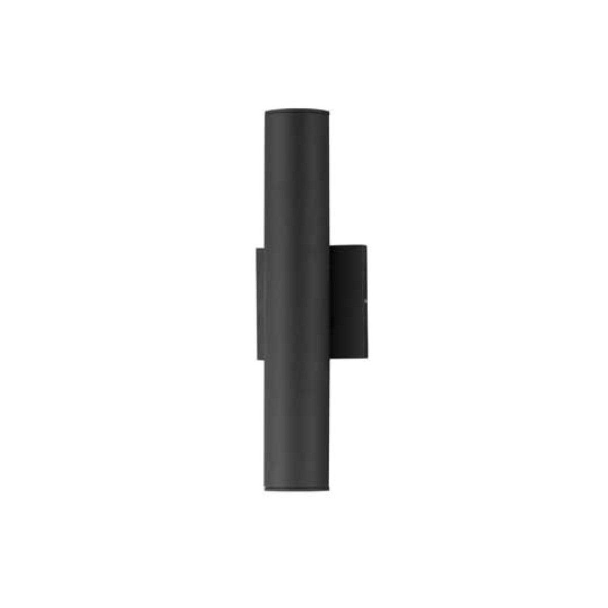 Calibro 15 in. LED Outdoor Wall Light 120-277V, 3000K Black - Bees Lighting