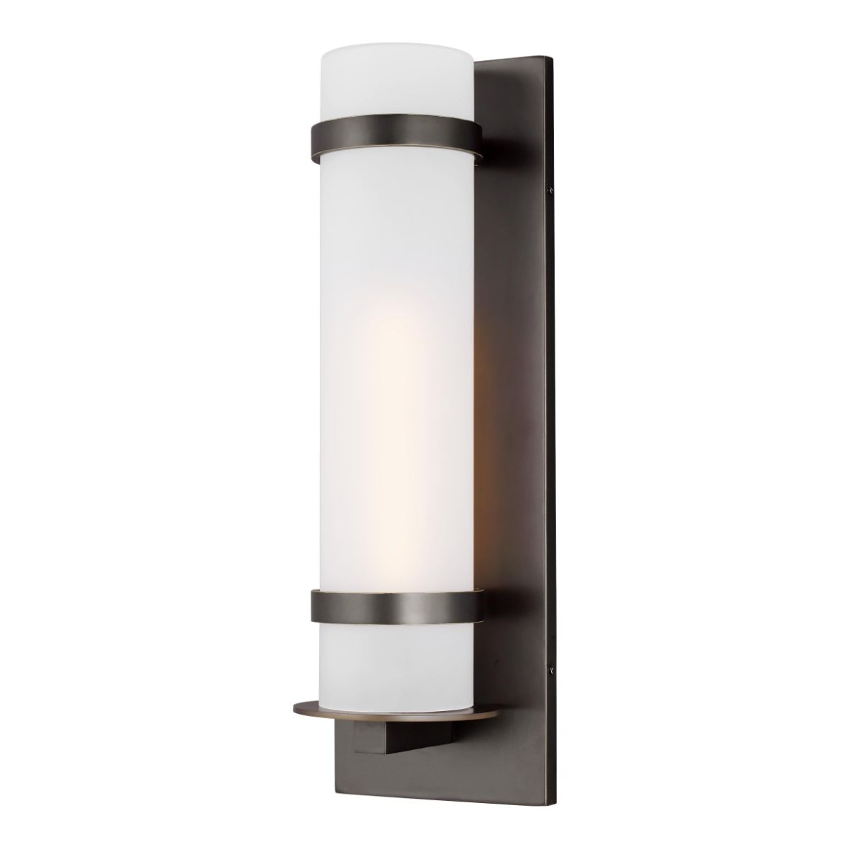 Alban 25 In. Cylindrical Outdoor Wall Sconce Bronze Finish