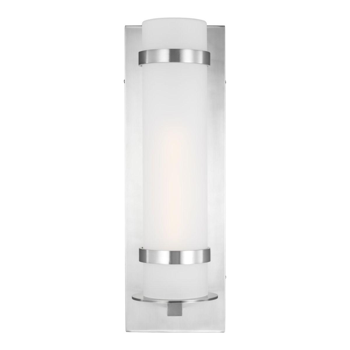 Alban 25 In. Cylindrical LED Outdoor Wall Sconce Aluminum Finish - Bees Lighting