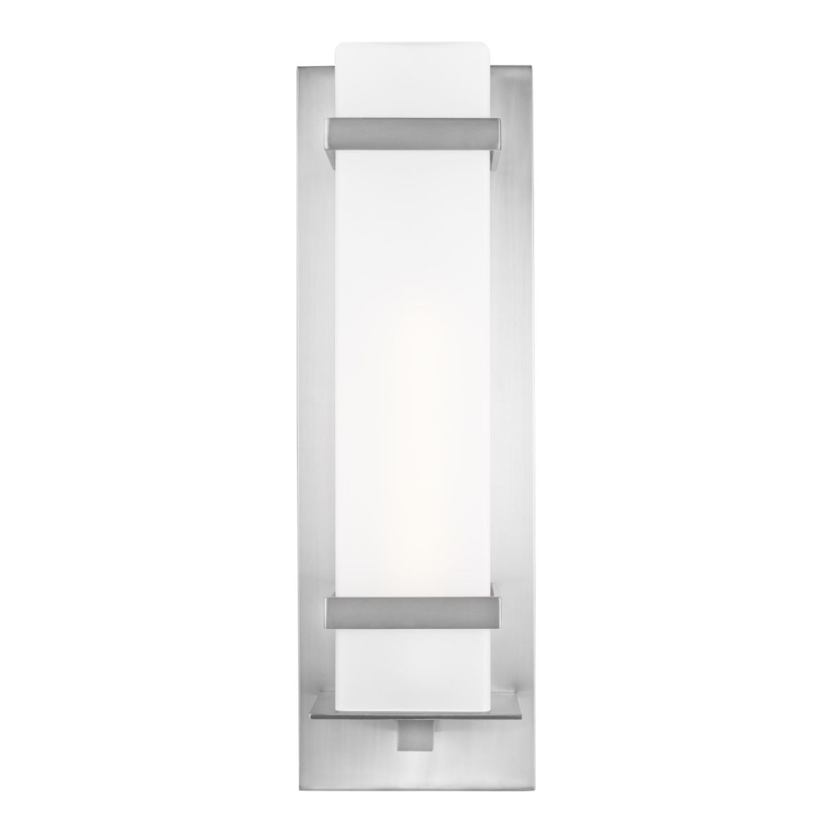 Alban 25 In. Rectangular Outdoor Wall Sconce Aluminum Finish