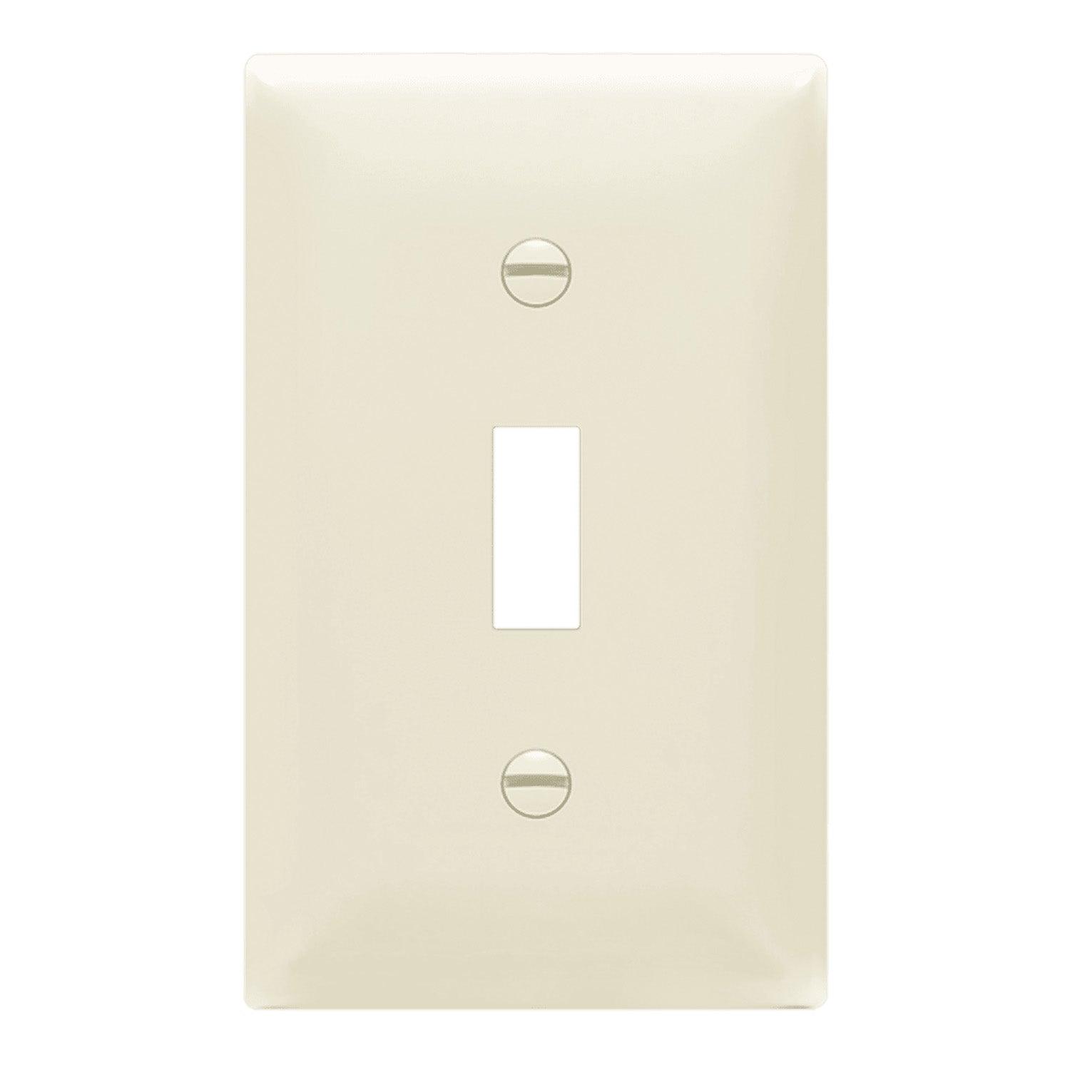 1-Gang Toggle Wall Plate Light Almond - Bees Lighting