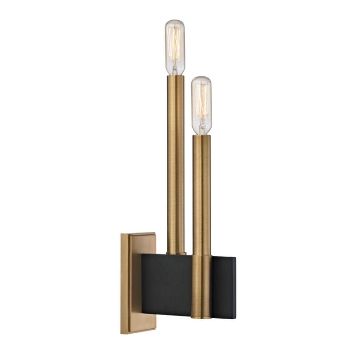 Abrams 13 in. Armed Sconce Brass finish