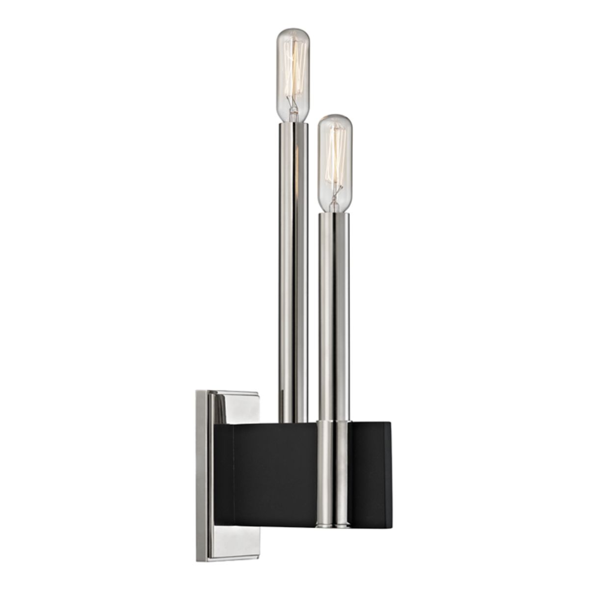 Abrams 13 in. Armed Sconce Polished Nickel finish