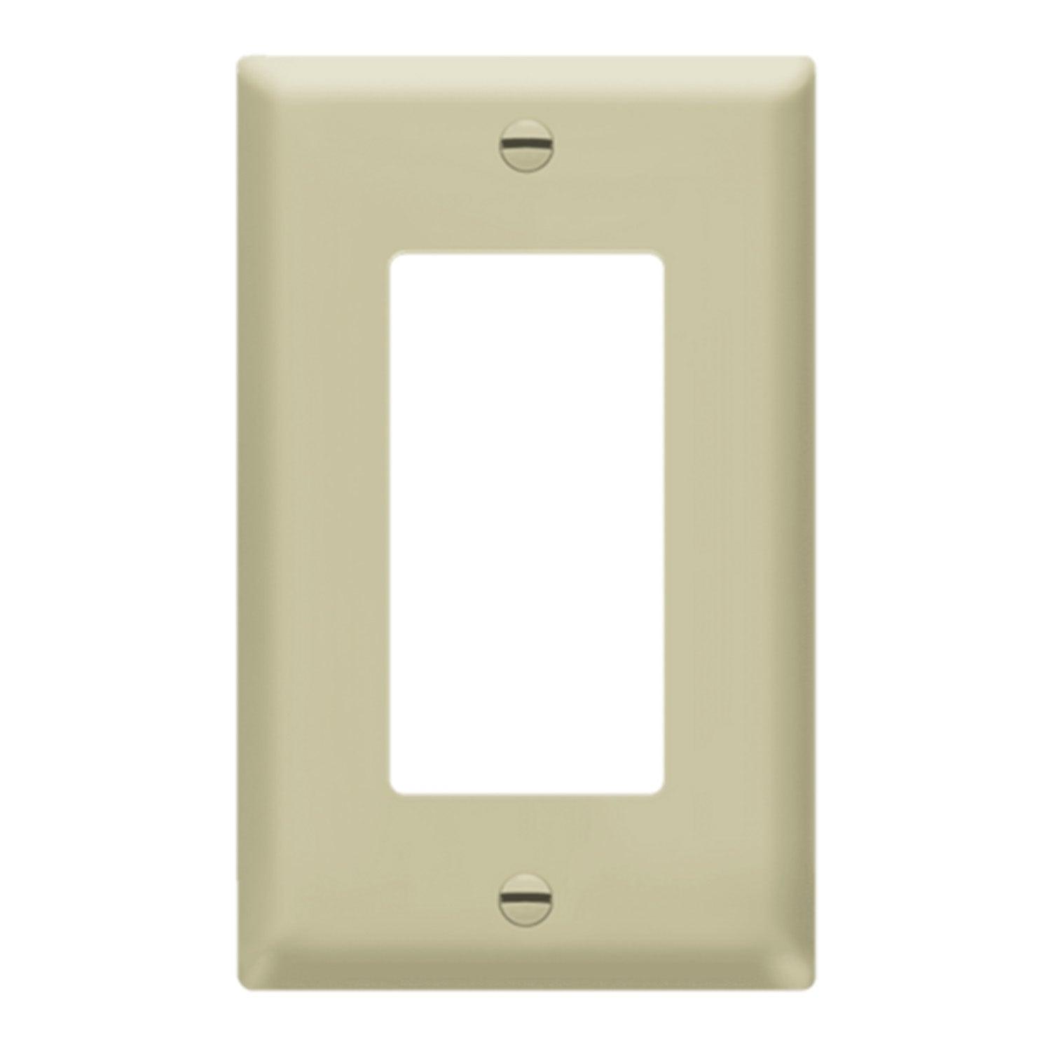 1-Gang Decorator Rocker Wall Plate Ivory - Bees Lighting