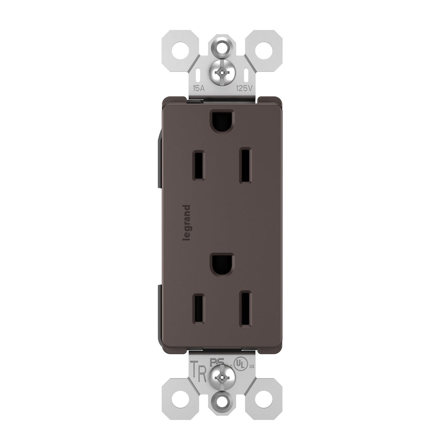 radiant 15A Tamper-Resistant Outlet, Dark Bronze