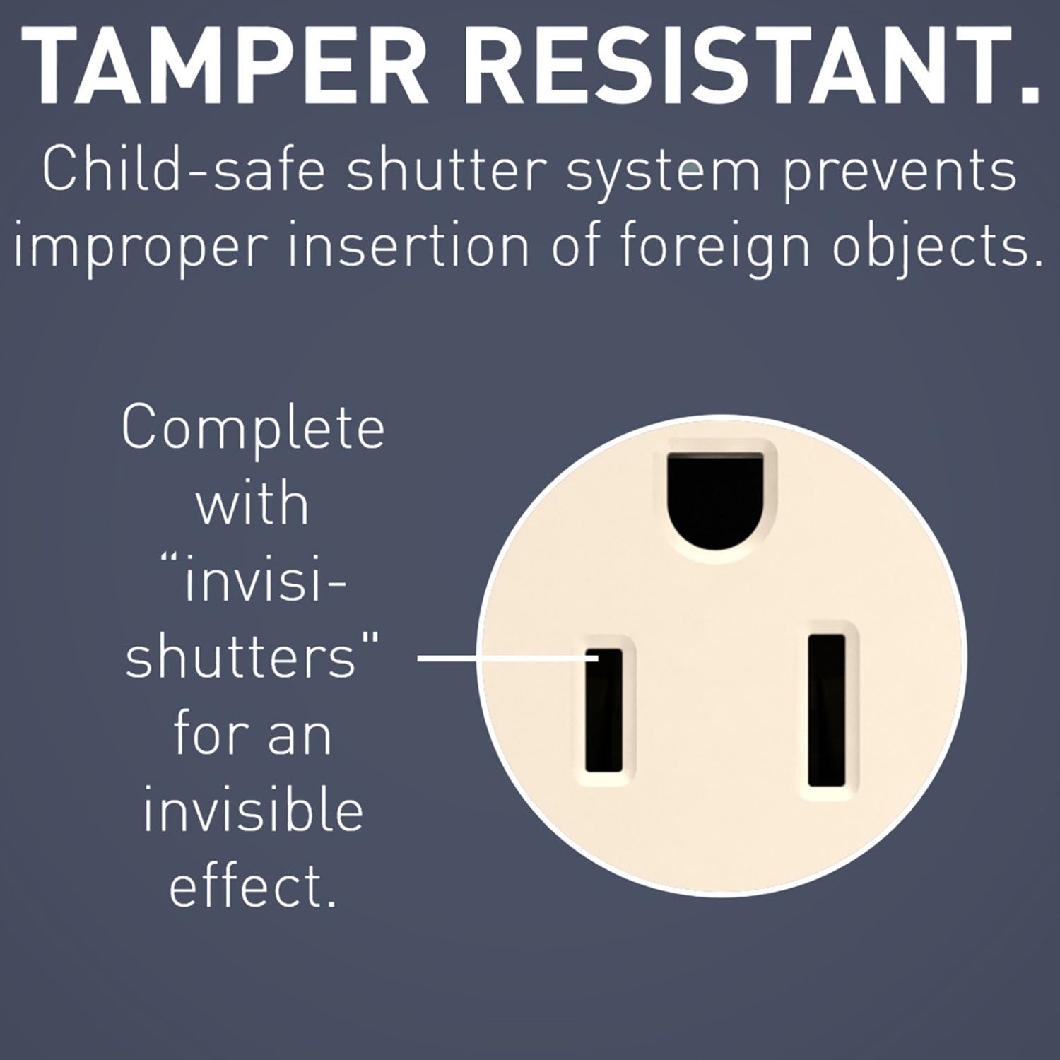 radiant 15A Tamper-Resistant Outlet, Light Almond