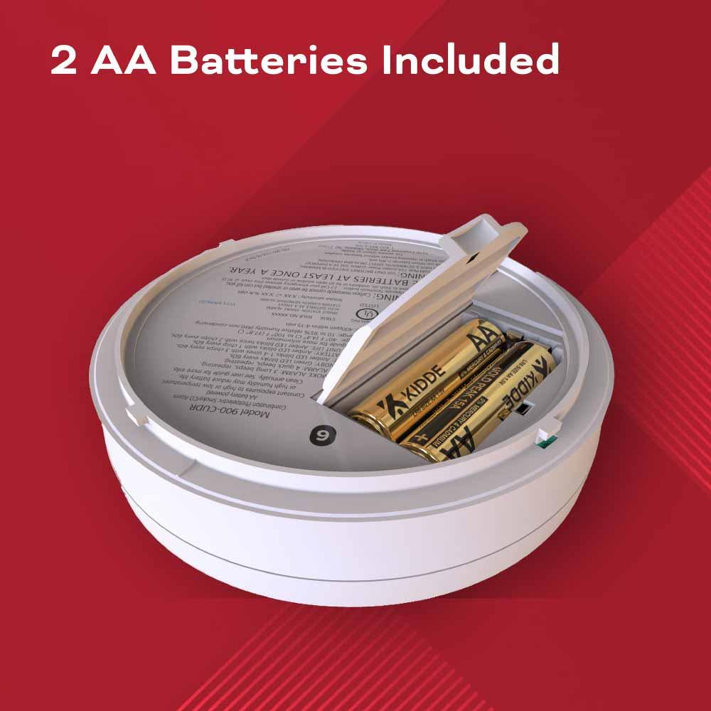 Smoke & Carbon Monoxide Detector Photoelectric/Electrochemical Sensor Battery Powered - Bees Lighting