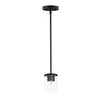 Corona 6 in. Pendant Light Black Finish - Bees Lighting