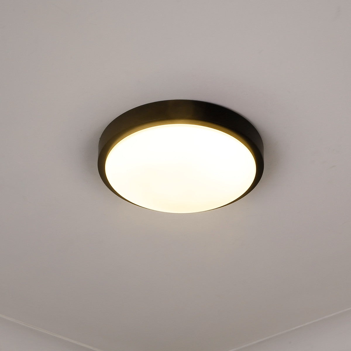 Gabi 10 in. LED Flush Mount Light Black Finish