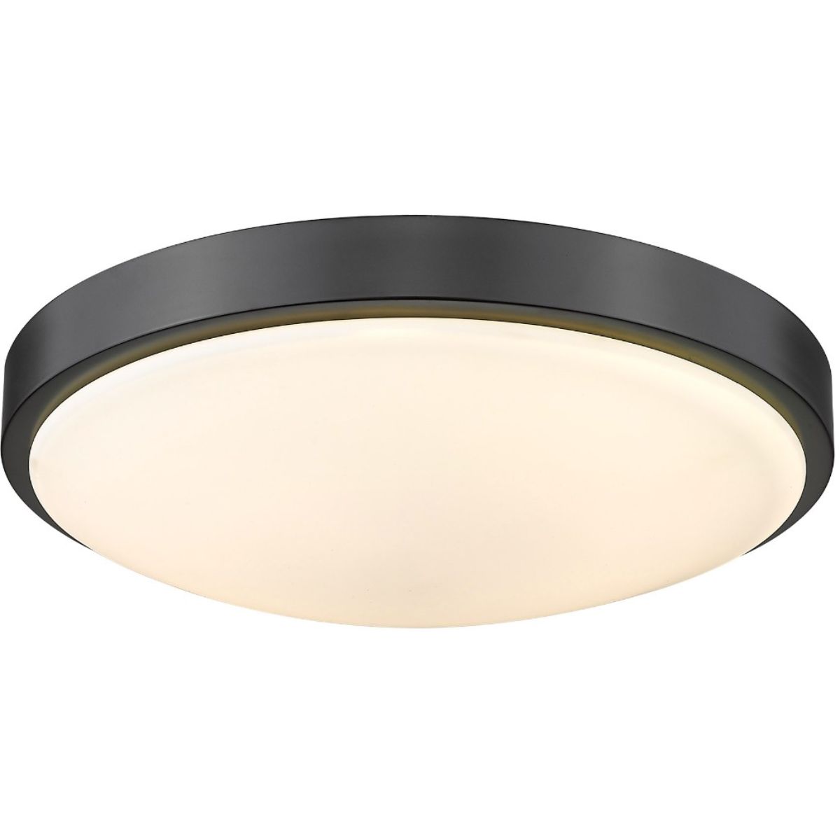 Gabi 12 in. LED Flush Mount Light Black Finish