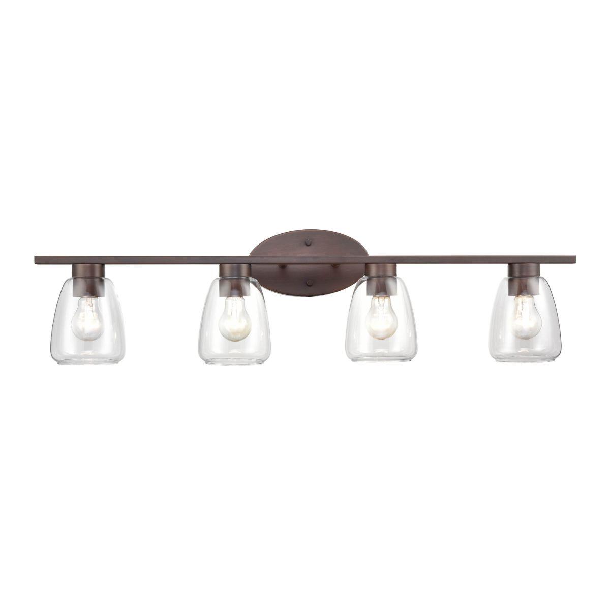 34 in. 4 Lights Vanity Light Bronze finish - Bees Lighting