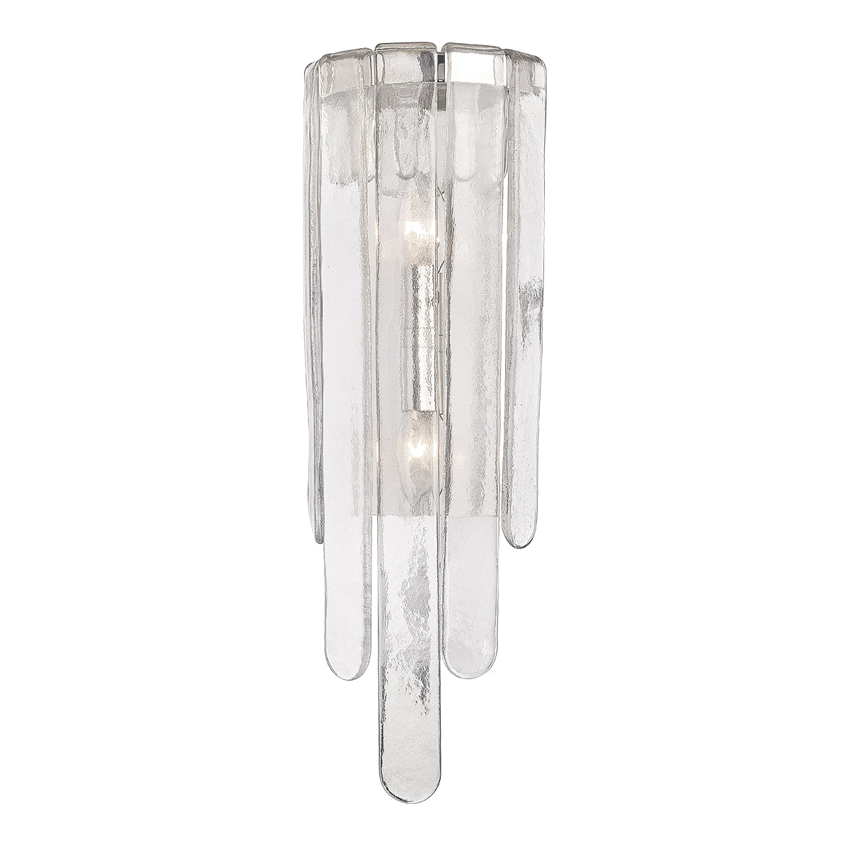 Fenwater 24" 2 Lights Wall Sconce Polished Nickel Finish