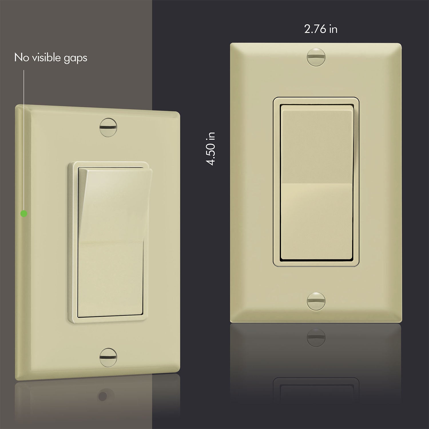 Residential Grade Decora 4-way Switch, Ivory