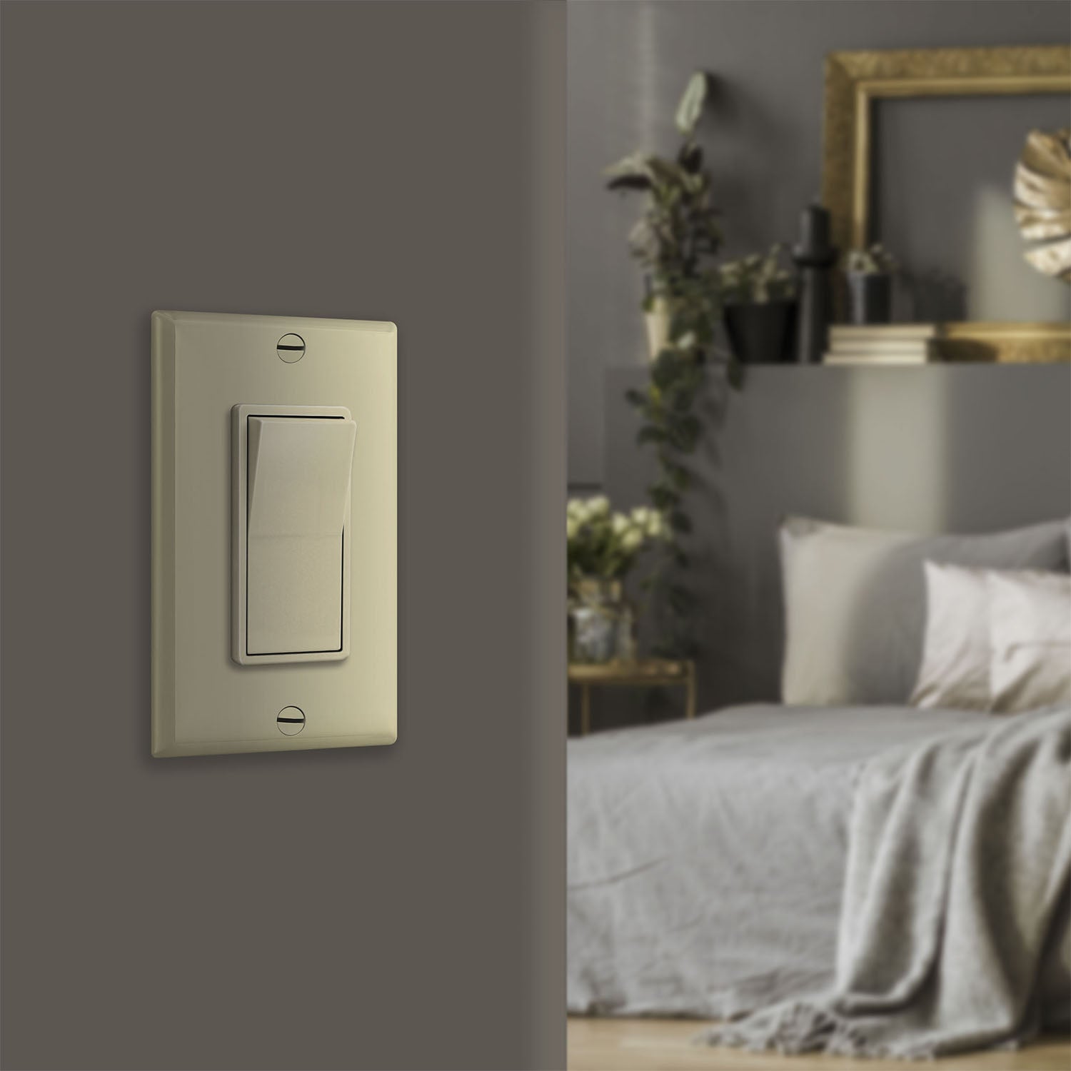 Residential Grade Decora 4-way Switch, Ivory