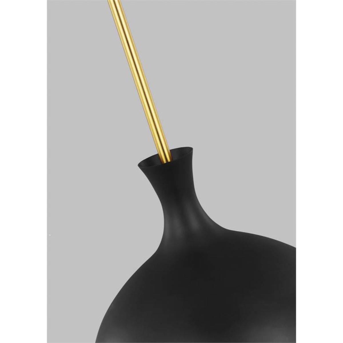 Lucerne 12 in. Pendant Light Black finish