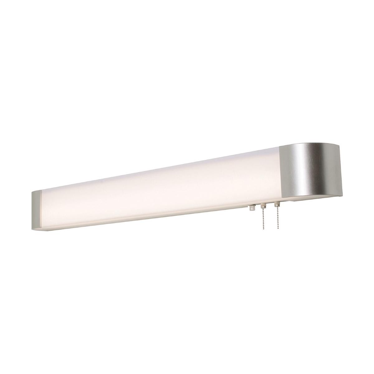 Allen 53 in. LED Bath Bar Satin Nickel finish