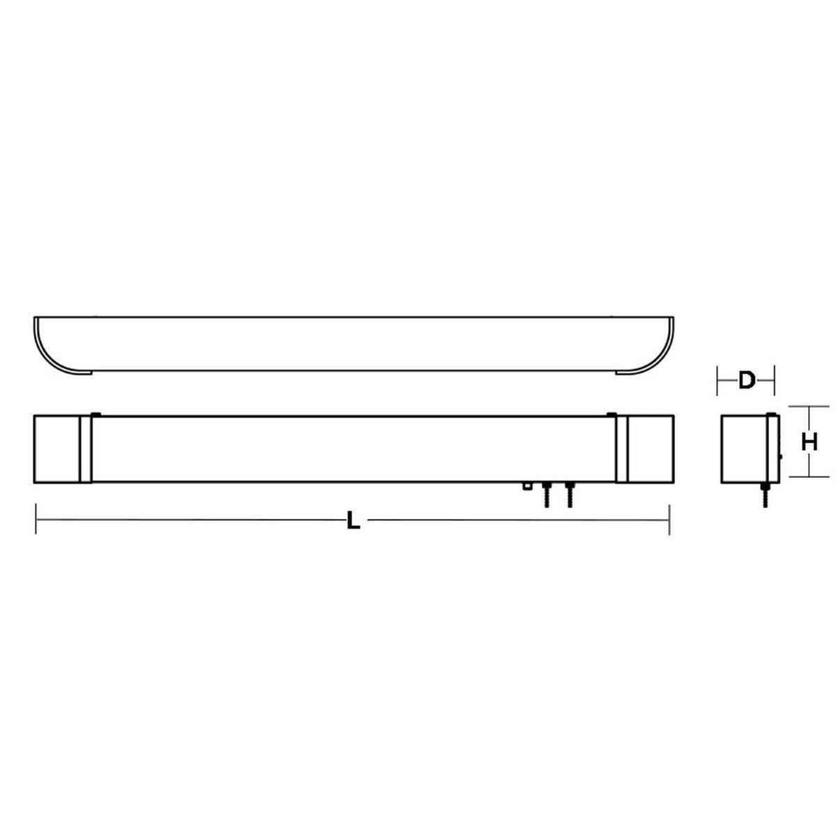 Allen 53 in. LED Bath Bar Satin Nickel finish - Bees Lighting