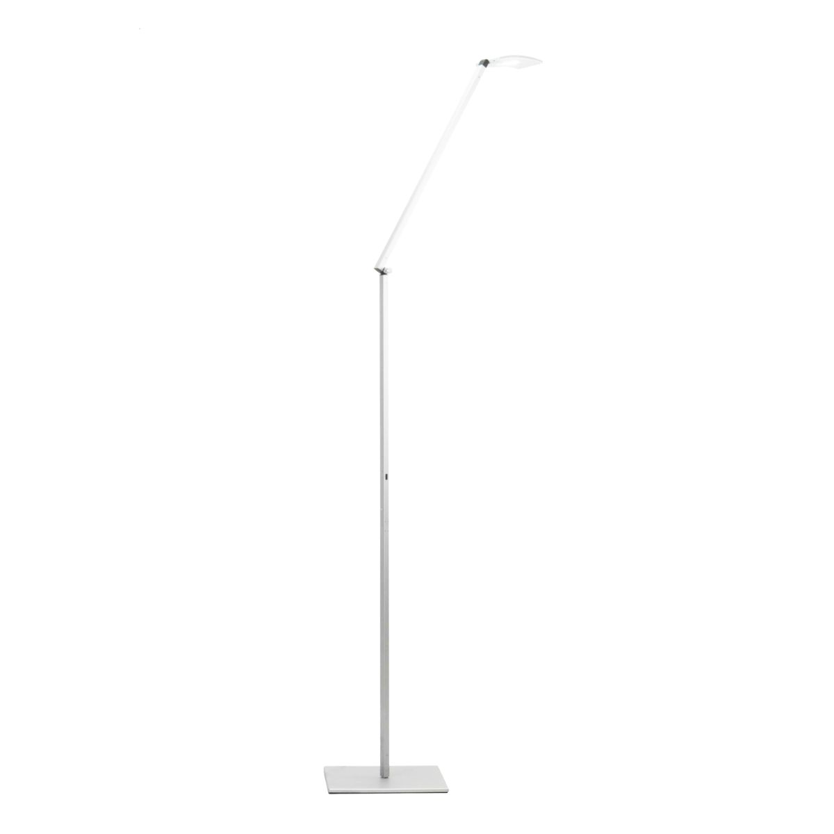 Mosso Pro White Transitional Boom Arm LED Floor Lamp with USB Port