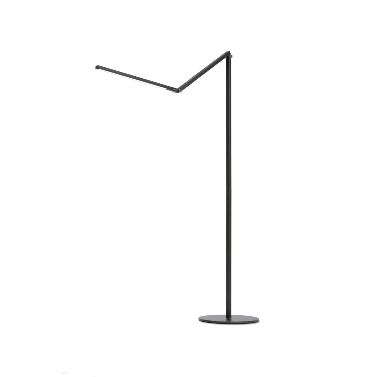 Z-Bar Black Contemporary LED Floor Lamp