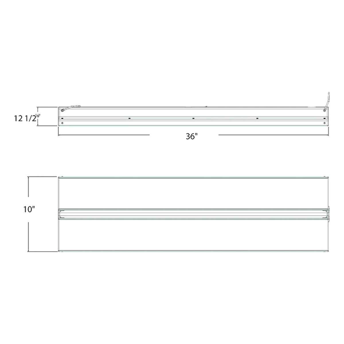 Linear High Bay LED Light, 138/206/275W, 39000lm, 4000K/5000K, 120-277V - Bees Lighting