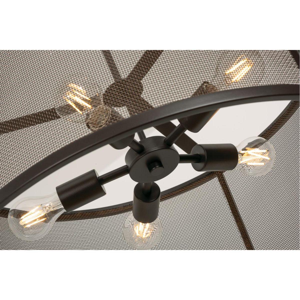 Austin 24 in. 5 Lights Pendant Light Bronze finish - Bees Lighting