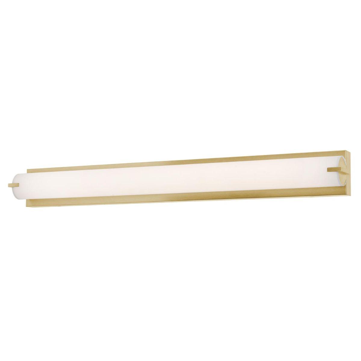 Axel 37 In. LED Bath Bar Satin Brass Finish - Bees Lighting