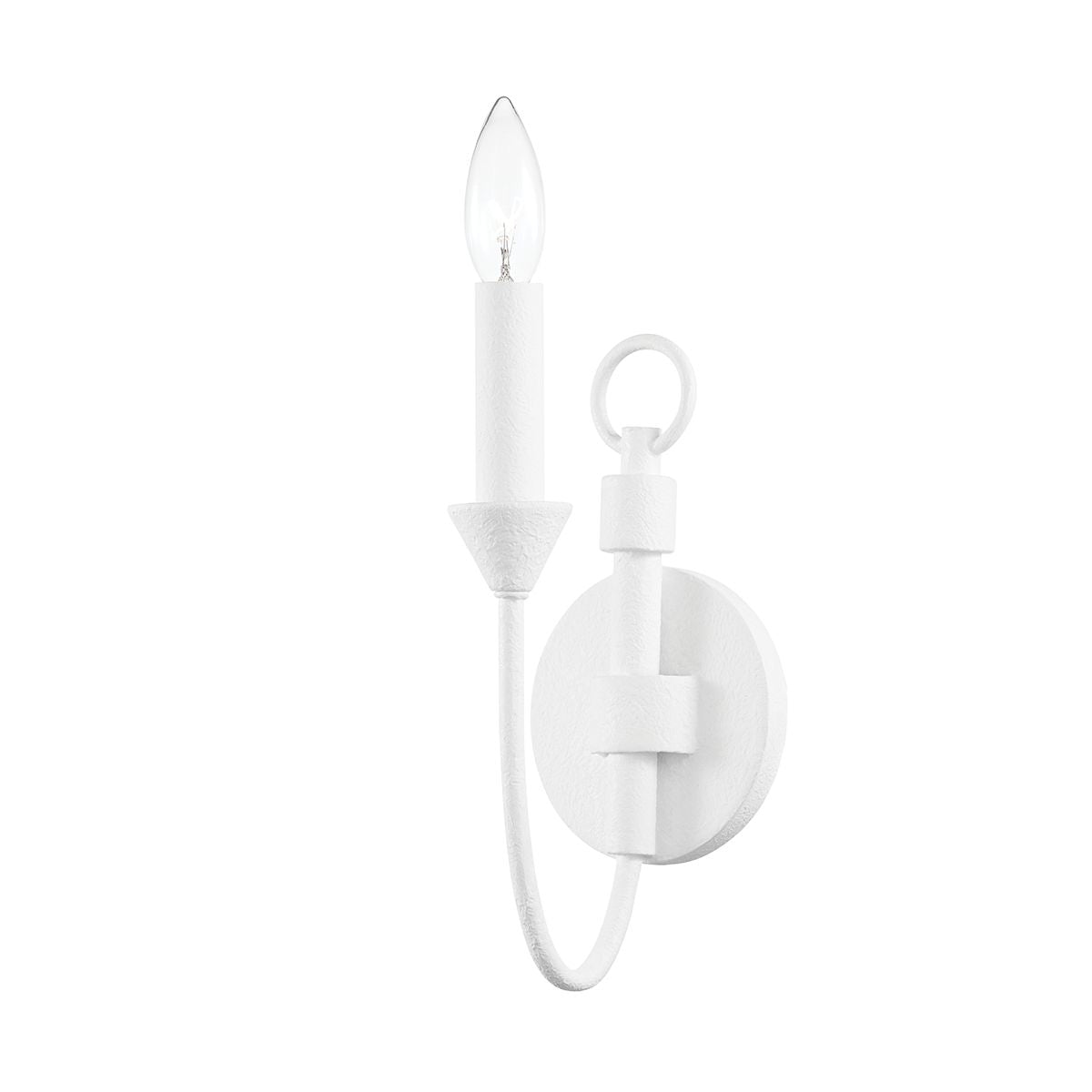 Cate 14 in. Armed Sconce White finish