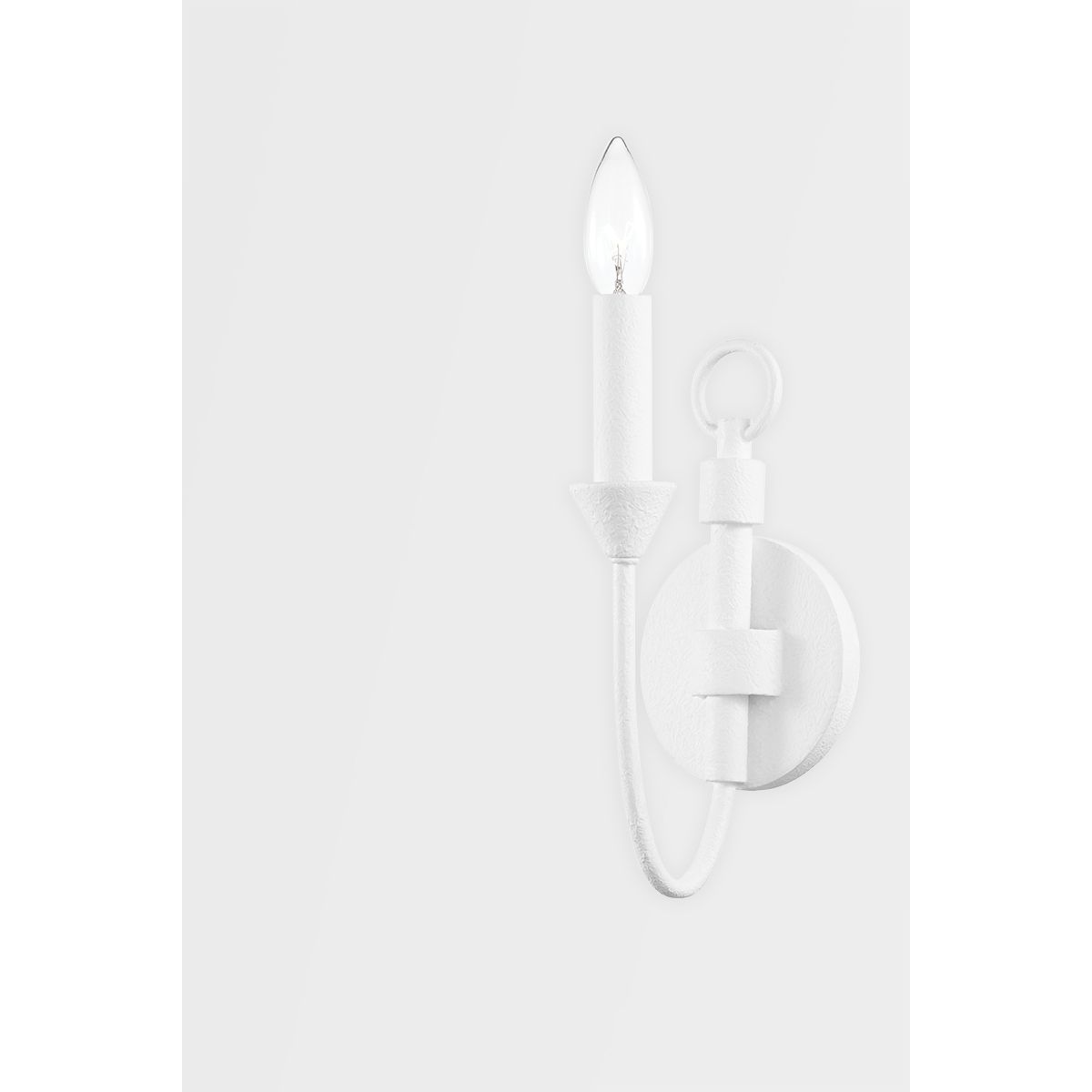 Cate 14 in. Armed Sconce White finish