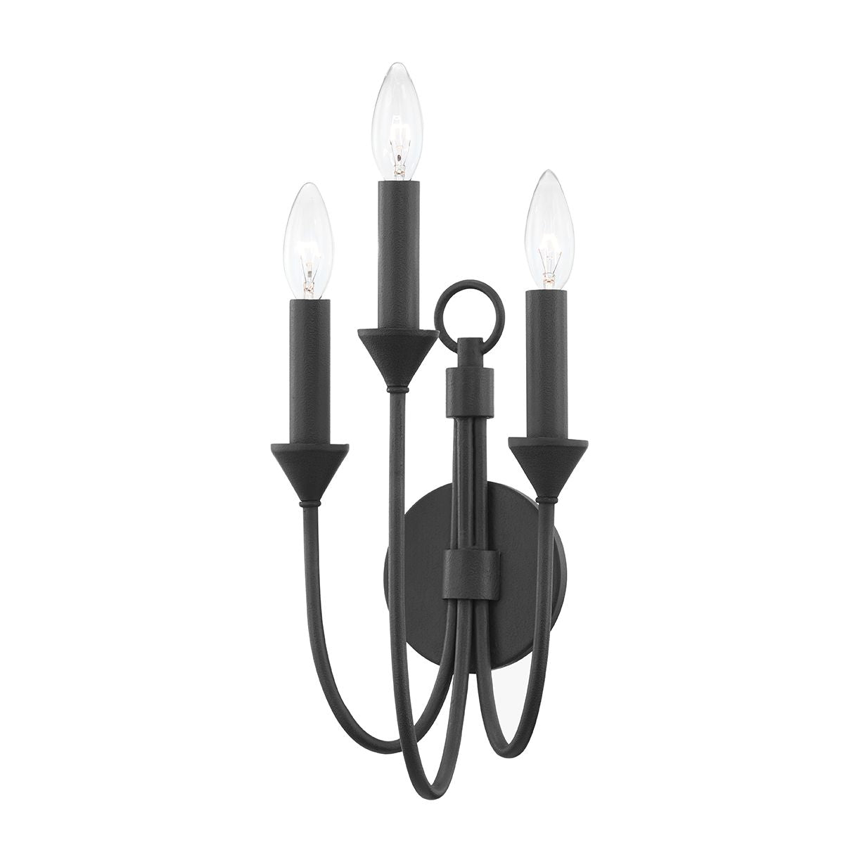 Cate 18 in. Armed Sconce Iron finish - Bees Lighting