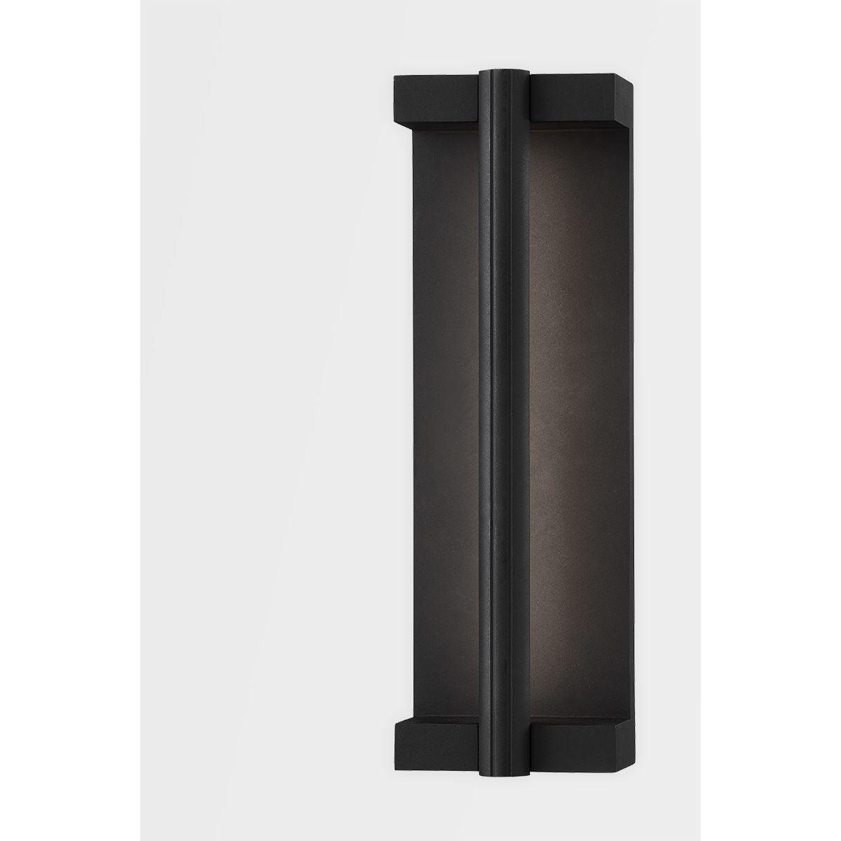 Calla 15 in. LED Outdoor Wall Sconce Textured Black Finish - Bees Lighting