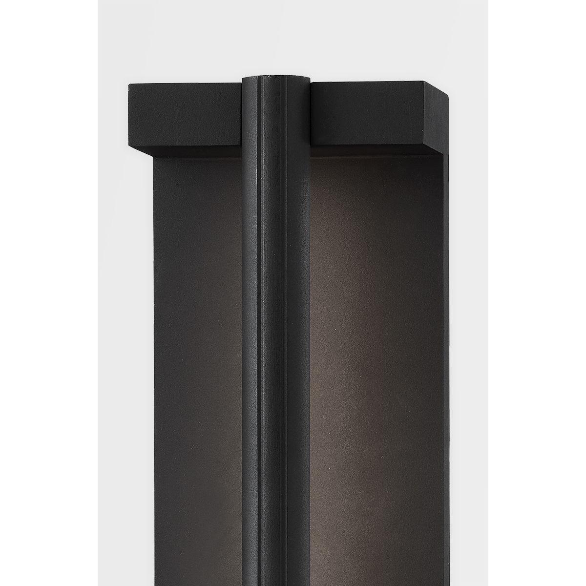 Calla 15 in. LED Outdoor Wall Sconce Textured Black Finish - Bees Lighting