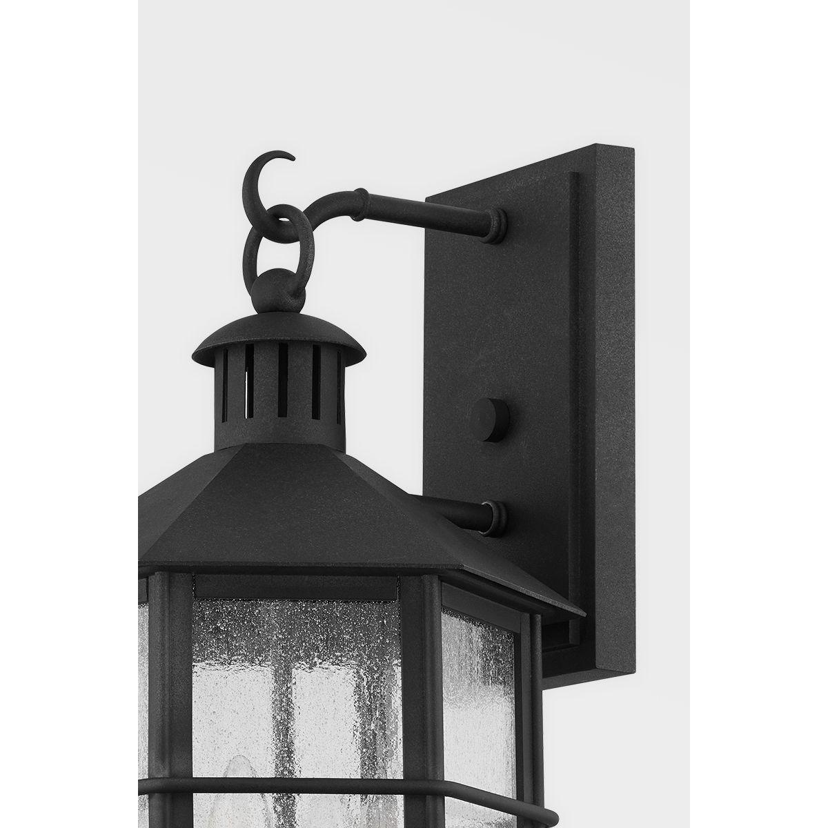 LAKE COUNTY 21 In. 4 Lights Outdoor Wall Lantern Iron Finish - Bees Lighting