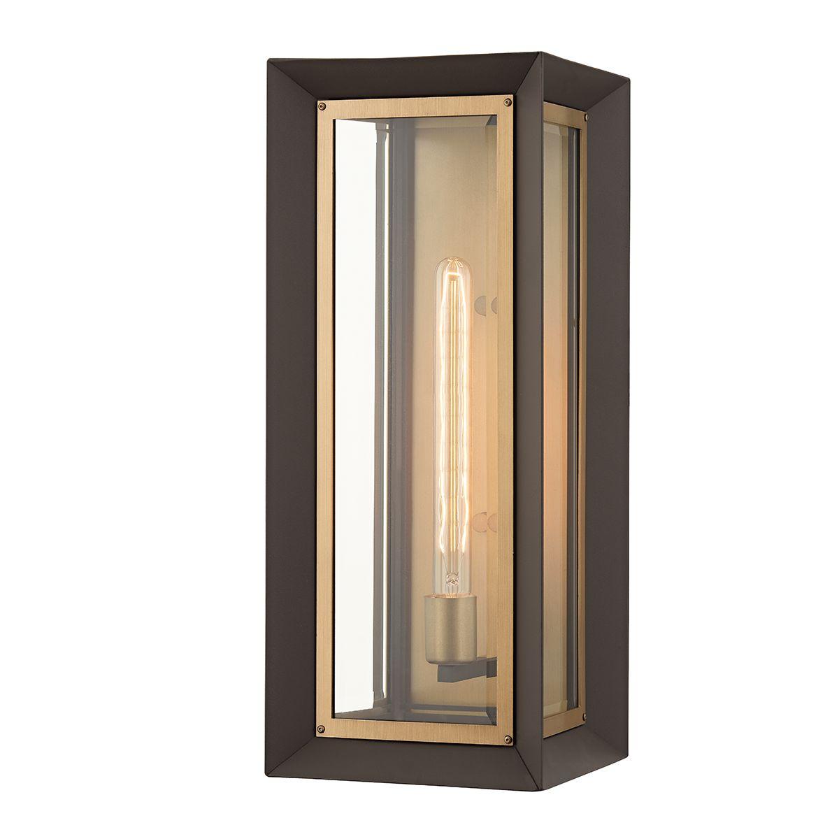 LOWRY 21 in. Outdoor Wall Sconce Textured Bronze Finish - Bees Lighting